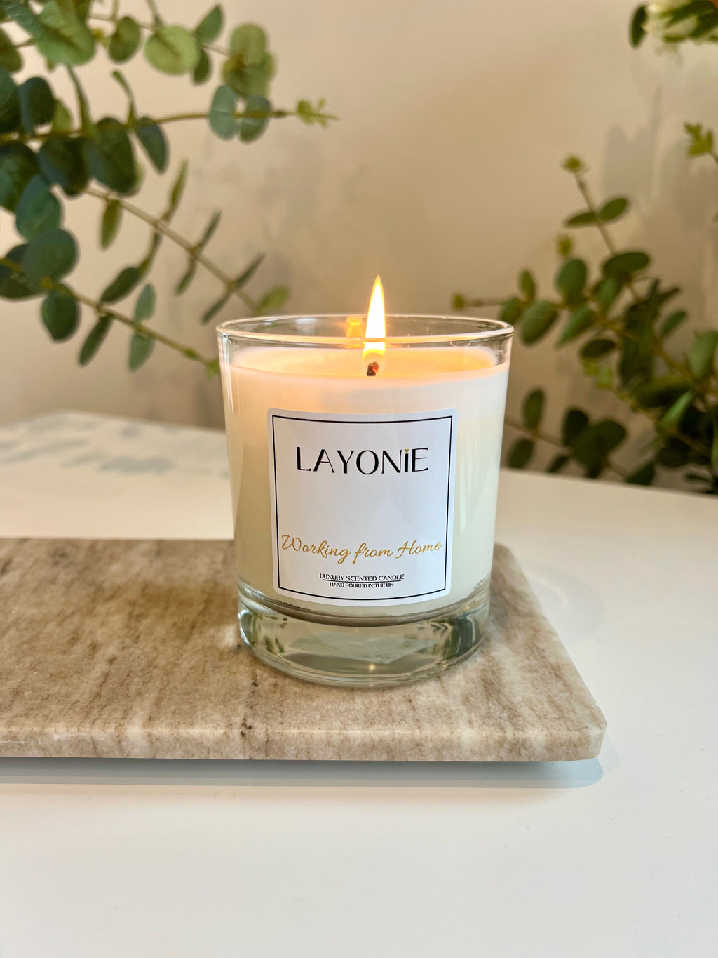 Working From Home Candle